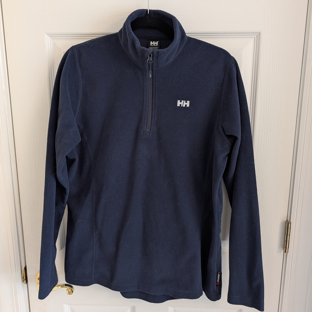 Helly Hansen fleece 1/4 zip, navy blue, size XL